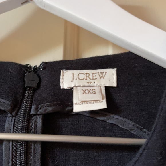 J. Crew Black White Striped Daybreak Striped Dress - Picture 7 of 8